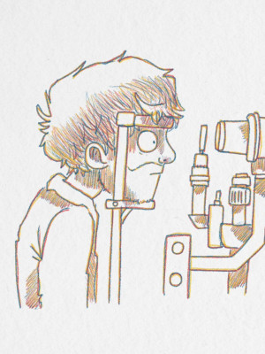 The Horizon from the Tip of the Nose